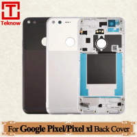 Original Back Cover For Google Pixel Back Battery Cover Rear Glass Door Housing Case For Google Pixel XL Battery Cover Replace