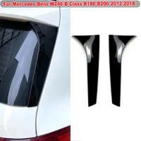For Mercedes Benz W246 B Class B180 B200 2012-2018 Rear Window Canard Cover Sticker Deflector Splitter Spoiler Car Accessories