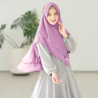 ALYAHIJAB - Arsya Khimar Pad | Khimar Wanita Syari Ceruty