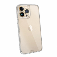 hoda iPhone 13 Pro Max 6.7吋 晶石鋼化玻璃軍規防摔保護殼(透明)
