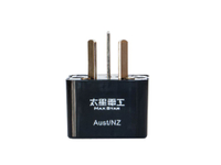 【太星電工MAXSTAR】AA208旅行用插頭Aust-NZ(大洋洲.紐西蘭.澳洲.中國)