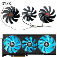 New DIY For POWERCOLOR Radeon RX6700XT 12GB Hellhound Graphics Card Replacement Fan