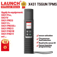 LAUNCH X431 TSGUN TPMS Diagnostic Tool Activate/Read/Learn/Program Tire pressure sensor work with X431 V/V+/PRO/PRO3/PRO3S/PAD I
