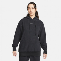 NIKE 帽T NSW 黑色 羊羔絨 連帽T 女 DQ6841-010