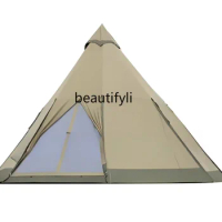 Outdoor Shelter Camping Thickened Canvas Kweichow Moutai Tent Camping Light Luxury Pyramid Teepee Tent
