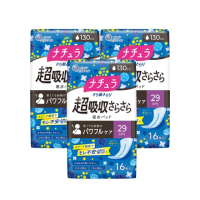 【日本大王】Natura娜舒雅輕失禁吸水棉130cc/16片(3包組)