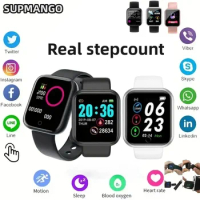 Smart Watch Y68 Real Step Count Fashion Smart Fitness Tracker Sports Watch Android IOS Smart Bracelet Smart Watch Women