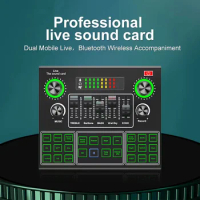 V9 Sound Card Set Mobile Phone Computer K Song Live With Bluetooth