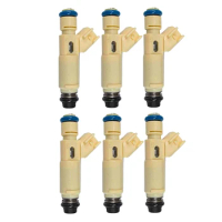 6Pcs Car Fuel Injector Nozzle 195500-3521 822-11157 for Ford Escape Taurus Mazda Tribute Mercury Sable 3.0L V6