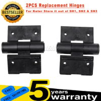Suitable For Keter Store it out xl SH1, SH2 &amp; SH3 SH1 674644 / SH2 674645 / SH3 674646 Replacement Hinges 2PCS/Pack