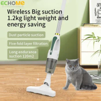 ECHOME Wireless Robot Vacuum Cleaner Handheld Cordless Vacuum Cleaner Household Cleaners for Car Electric Floor Mops Cleaning