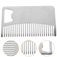Comb Beard Mens Beer Barber Brush Hair Tools Cutting Combs Wallet Credit Stylist for Man