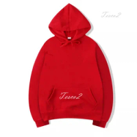 Tesco Solid Women's Hooded For Autumn Winter Wear Plush and Thickened Sweatshirts Loose Korean Basic Style Women's Hooded Shirt