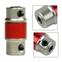 Elastic Coupling Joint 3.17 4mm 5mm To 4mm Coupler For RC Boat MONO Yacht Marine Stainless Steel Remote Control Toys Parts