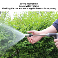 High Pressure Long Pole Gun Car Wash Water Gun Household Multi-Purpose Rubber Coating Water Gun for Hand Garden Irrigation