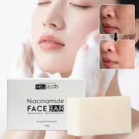 Xà phòng cục làm sáng da mặt Melisecrs 100 g với niacinamide dưỡng ẩm, giúp làm sạch và làm sáng làn