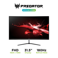 Acer Nitro ED320QR S3BIIPX 31.5" FHD 180Hz 1ms VA Panel AMD FreeSync Curved Gaming Monitor