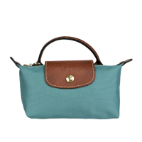 【LONGCHAMP】LE PLIAGE 手提小包(尤加利色)