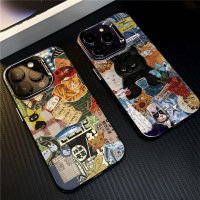 Cat Sticker Sarung Silikon Lembut, Jenama Bergaya Kreatif Fesyen, untuk OPPO A18, A60, A3X, A95, A93
