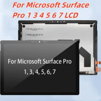 AAAA++++ LCD For Microsoft Surface Pro 1 3 4 5 6 7 LCD Display Touch Screen Digitizer Assembly 1886 1807 1796 1724 16311514