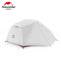 Naturehike Upgraded Star River 2 20D Silicone Fabric Waterproof Double-Layer 2 Person 4 Season Aluminum Rod Outdoor Camping Tent