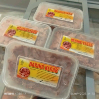 daging kebab slice 250 gram halal kwalitas premium