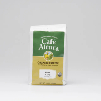 【CAFE ALTURA】CAFE ALTURA有機Kona Blend咖啡豆283gx1(夏威夷可納豆與墨西哥豆完美結合)