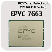 EPYC 7543P CPU 2.8GHZ 32C/64T 256M cache 225-240W SP3 Socket Processor 32-Cores 64-Threads Up to 3.2Ghz Work for Server 1P