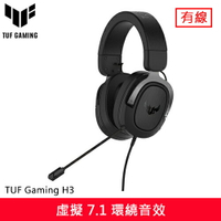 【現折$50 最高回饋3000點】ASUS 華碩 TUF Gaming H3 電競耳機麥克風 槍灰