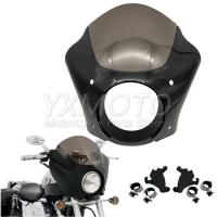 Motorcycle Parts Headlight Fairing Hood Deflector for Sportster Dyna XL 883 XL1200 Dana