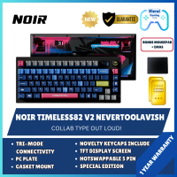 Noir Timeless82 v2 x Nevertoolavish \Type Out Loud\" - NTL Edition Wireless Mechanical Keyboard"