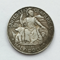 1935加利福尼亞太平洋國際博覽會半美元紀念幣 外國錢幣仿古硬幣