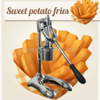 Taiwan Long Potatoes Fried Chip Extruders Super Long French Fries Machine Chips Cutter Dispenser Long Potato Making Machine