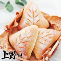 【上野物產】1個 核桃桂圓軟式麵包(130g±10%/個)