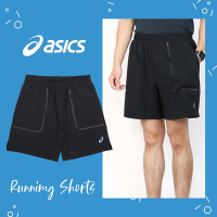 Asics 短褲 Cooling 7 Run 黑 男款 涼感 口袋 反光 透氣 彈性 無縫 開衩 跑步 2011C736001