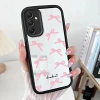 เคสโทรศัพท์, ดีไซน์โบว์สีชมพู Ins, เหมาะสำหรับ Samsung A365G, A265G, A55, A35, A25, A34 5G, A24 4G, 
