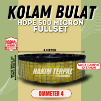 KOLAM BULAT FULLSET D4 HDPE 500 MIKRON