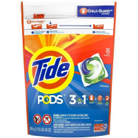 Tide Pods Original Liquid Laundry Detergent Pacs, 35 Count