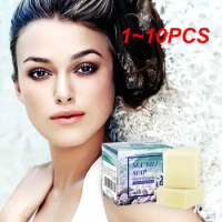 1~10PCS 100g Sea Salt Soap Removal Mite Acne Cleansing Natural Moisturizing Face Care Oil Control Sulfur Face Wash Goat Milk