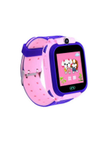 สมาร์ทวอทช์ (50mm, ตัวเรือนสีชมพู, สายสีม่วง) รุ่น SMART WATCH KID PINK