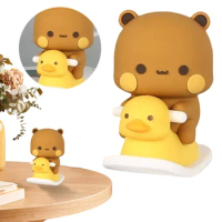 6.5cm Collectible Cute Action Kawaii Bear Toy Art Bear Toy Bubu Dudu Panda Bear Figure Toys Bubu Dudu Figure Model for Kids