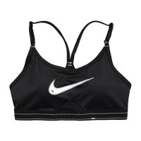 Nike 運動內衣 Dri-FIT Indy Light 女款 黑 車線 Logo 勾勾 訓練 輕度支撐 DM0575-010
