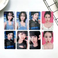 8pcs/Set Kpop IU Fanclub UAENA Photocard Double Sides Printing Matte Film Card Korean Style Coated L