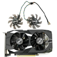 NEW 75MM 6PIN DUAL-GTX 1660TI GPU Fan，For ASUS DUAL-GTX 1660Ti、GTX 1650 Graphics card cooling fan