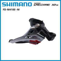Shimano DEORE M4100 Series FD-M4100-M Front Derailleur For Mountain Bike Bracket 2x10 Speed Cycling Parts Original
