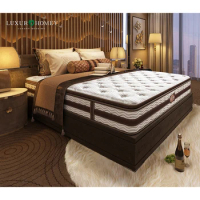 High Quality hotel memory foam mattress queen king size mattress and box spring set luxury massage bed mattress topper