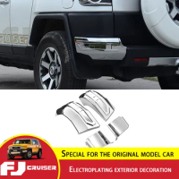 For Toyota FJ Cruiser Rear Bumper Corner Protection Frame ABS Chromium Styling FJ Cruiser Electroplating Exterior Accessories