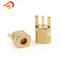 QYFANG Gold Plated Beryllium Copper Female Jack Solder Wire Connector ie40 Pin IE40 Pro DIY Audio Earphone Plug Metal Adapter