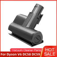 Mini Motorized Tool Brush Head Mattress Suction Head For Dyson V6/DC58/DC59/DC62/DC74 Stick Vacuum Cleaner Head Replacement