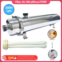 Filter Air Ultrafiltrasi PVDF 2000L Filter Penjernih Air Kran Rumah Penyaring Air Sumur Bor Keruh